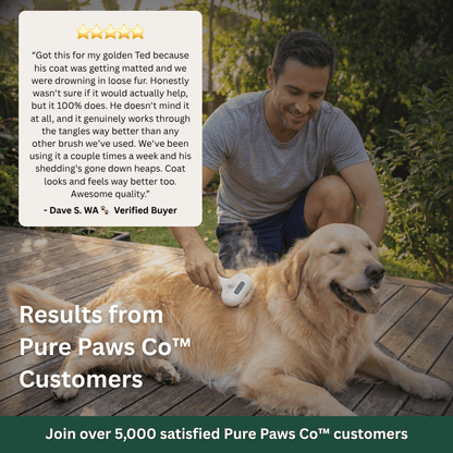 PurePawsCo™ GentleSteam Brush